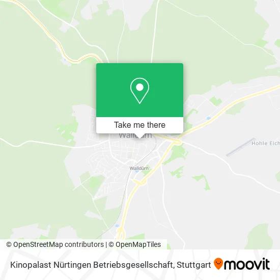 Карта Kinopalast Nürtingen Betriebsgesellschaft