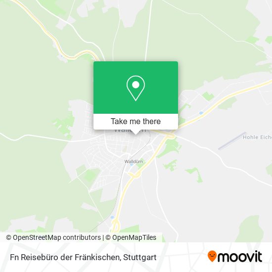 Fn Reisebüro der Fränkischen map