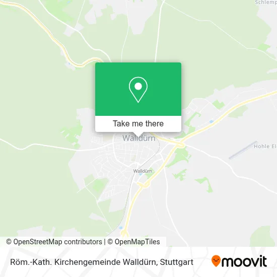 Röm.-Kath. Kirchengemeinde Walldürn map