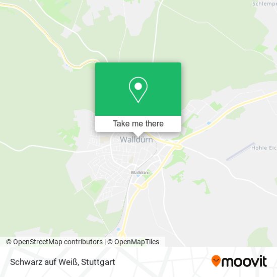 Schwarz auf Weiß map