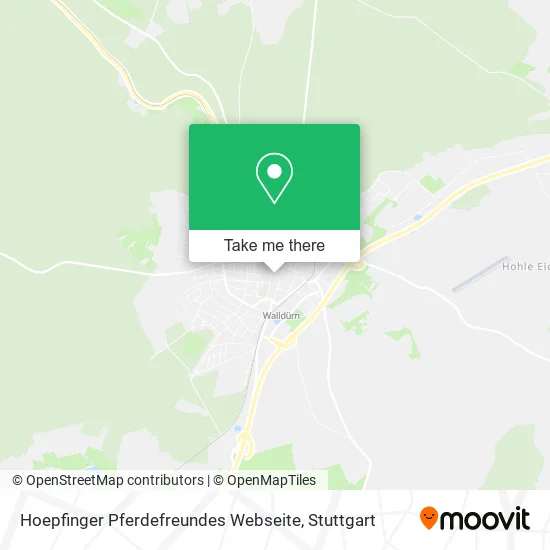 Карта Hoepfinger Pferdefreundes Webseite