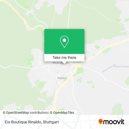 Eis-Boutique Rinaldo map