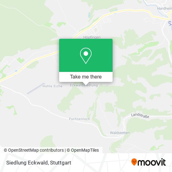 Siedlung Eckwald map