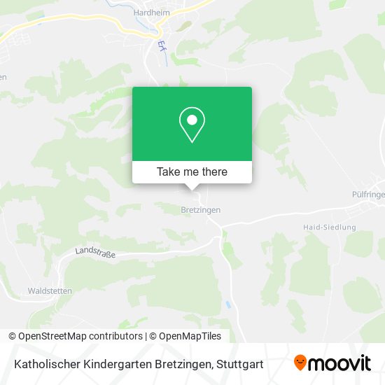 Katholischer Kindergarten Bretzingen map