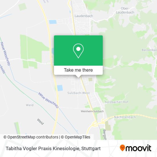 Карта Tabitha Vogler Praxis Kinesiologie