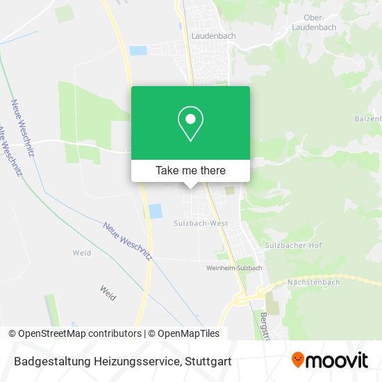 Badgestaltung Heizungsservice map