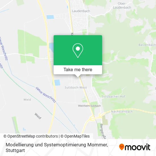 Карта Modellierung und Systemoptimierung Mommer