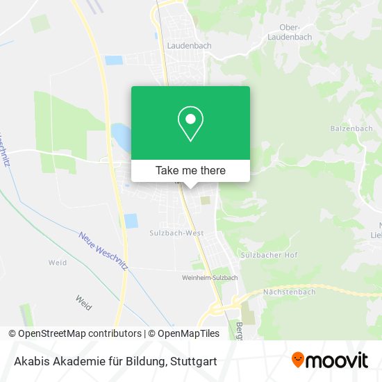 Карта Akabis Akademie für Bildung
