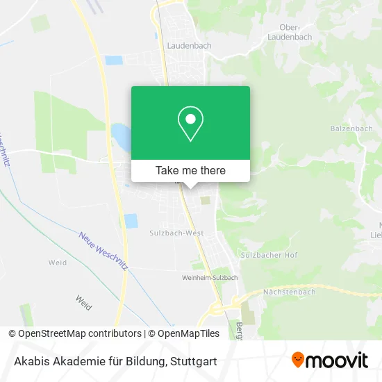 Карта Akabis Akademie für Bildung