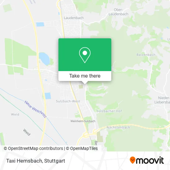 Карта Taxi Hemsbach