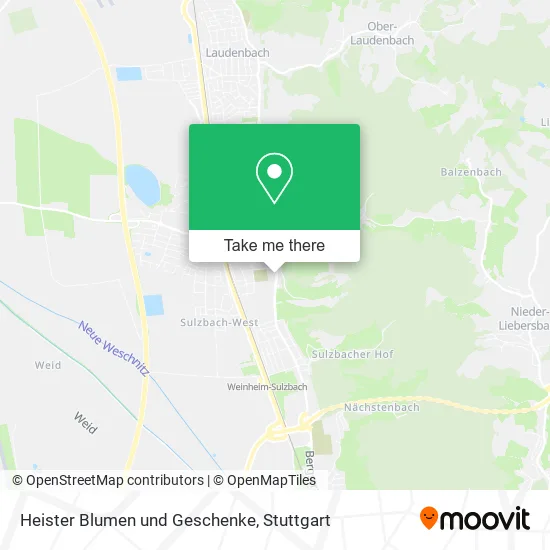 Карта Heister Blumen und Geschenke