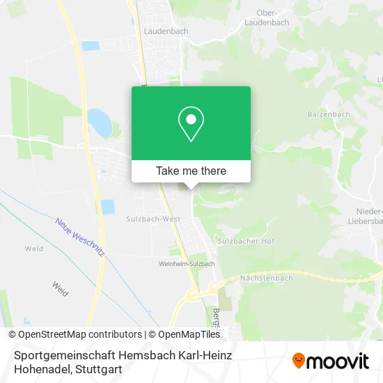 Карта Sportgemeinschaft Hemsbach Karl-Heinz Hohenadel