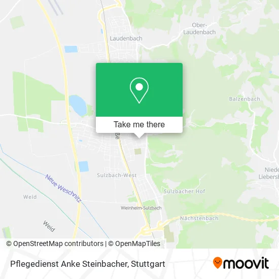 Карта Pflegedienst Anke Steinbacher