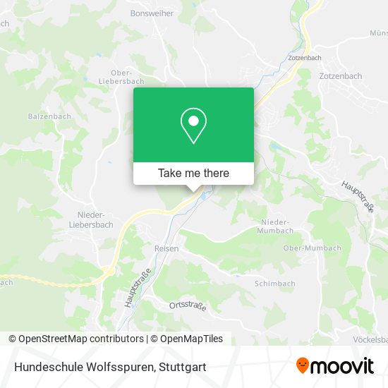 Hundeschule Wolfsspuren map