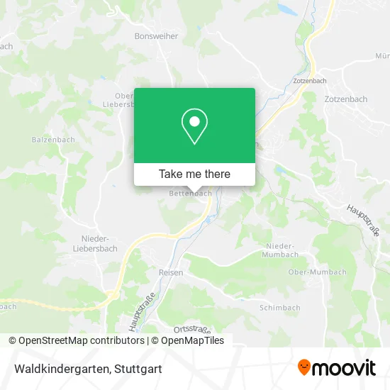 Карта Waldkindergarten