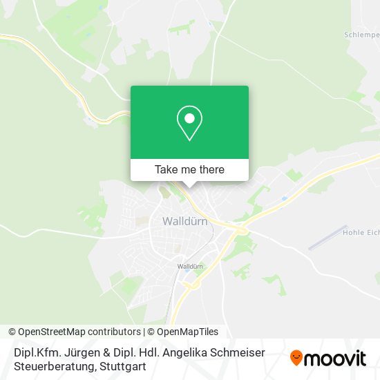 Dipl.Kfm. Jürgen & Dipl. Hdl. Angelika Schmeiser Steuerberatung map
