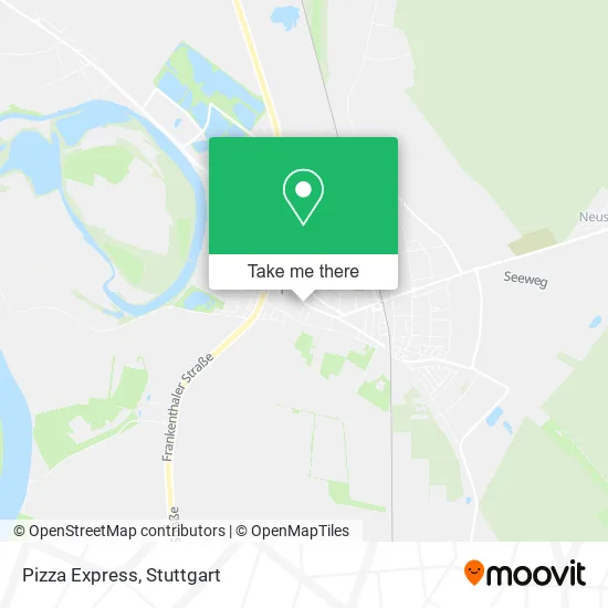 Карта Pizza Express