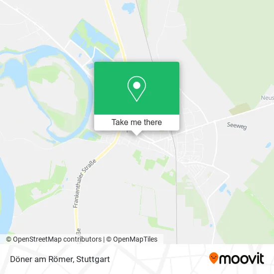 Карта Döner am Römer