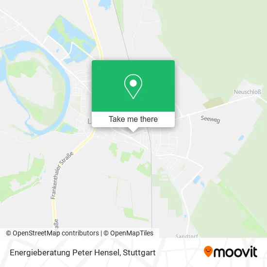 Карта Energieberatung Peter Hensel