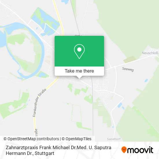 Карта Zahnarztpraxis Frank Michael Dr.Med. U. Saputra Hermann Dr.
