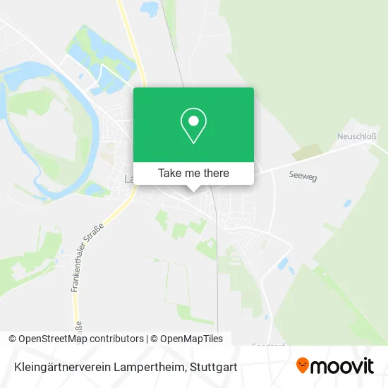 Карта Kleingärtnerverein Lampertheim