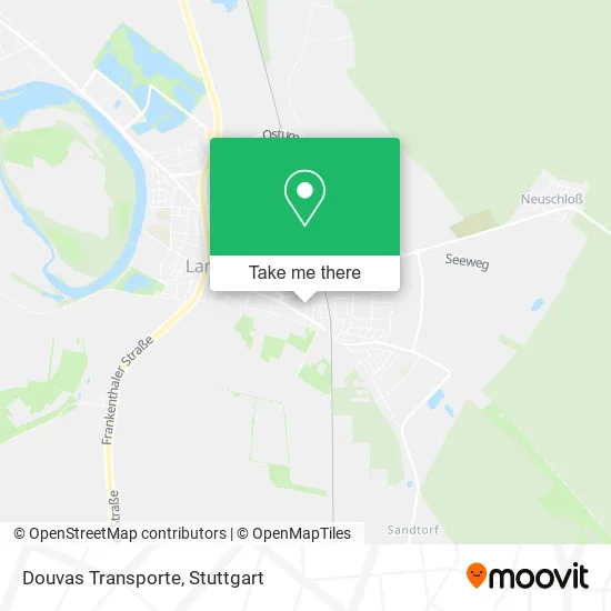 Карта Douvas Transporte