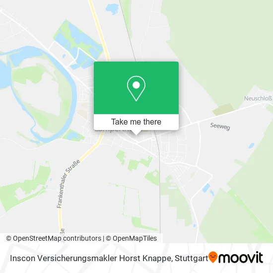 Карта Inscon Versicherungsmakler Horst Knappe