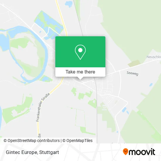 Карта Gintec Europe