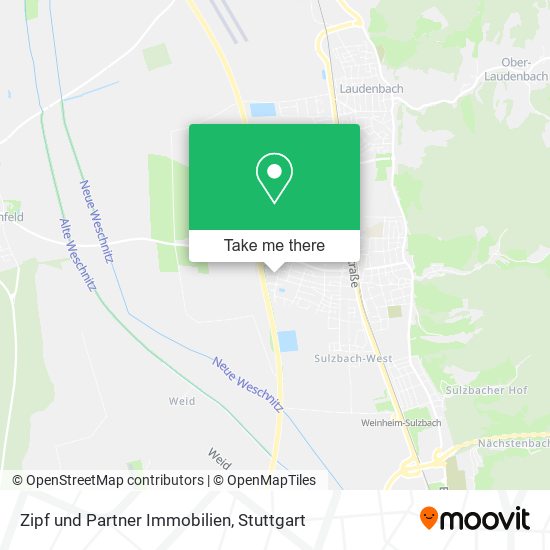 Карта Zipf und Partner Immobilien