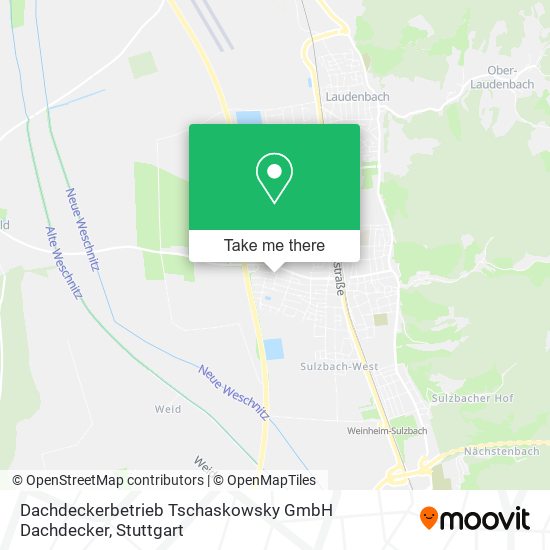 Dachdeckerbetrieb Tschaskowsky GmbH Dachdecker map