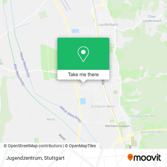 Jugendzentrum map