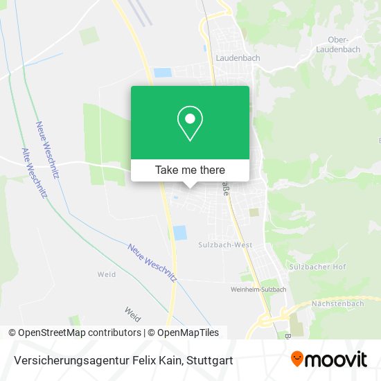 Versicherungsagentur Felix Kain map