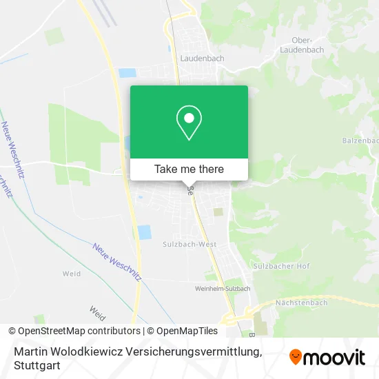 Карта Martin Wolodkiewicz Versicherungsvermittlung