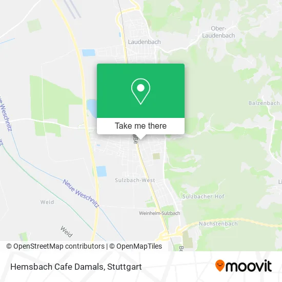 Карта Hemsbach Cafe Damals