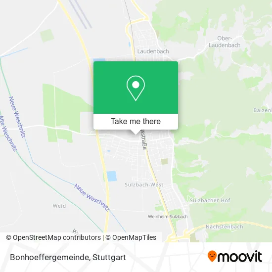 Карта Bonhoeffergemeinde