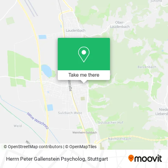 Карта Herrn Peter Gallenstein Psycholog