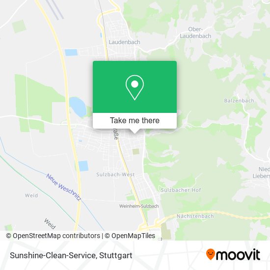 Sunshine-Clean-Service map