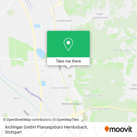 Aichinger GmbH Planungsbüro Hembsbach map