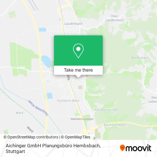 Карта Aichinger GmbH Planungsbüro Hembsbach