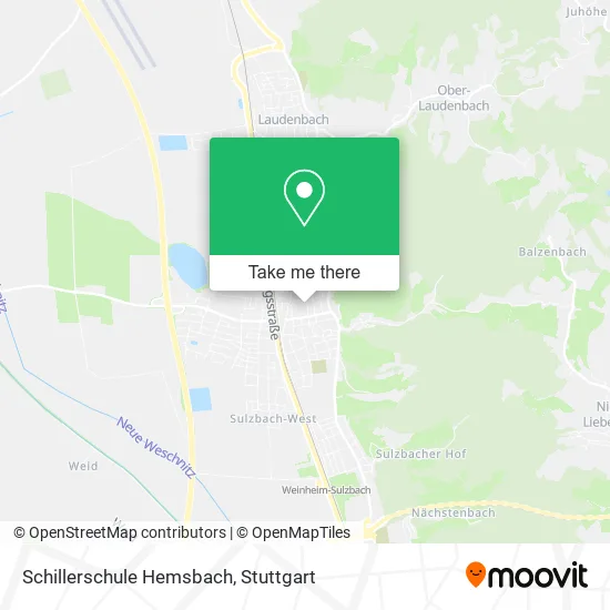 Карта Schillerschule Hemsbach