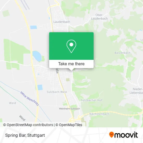 Карта Spring Bar