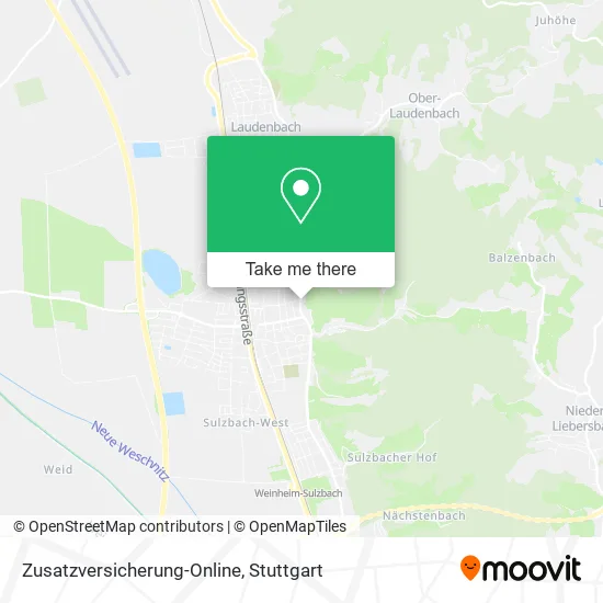Карта Zusatzversicherung-Online