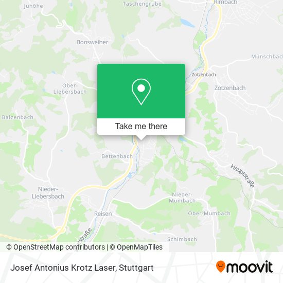 Josef Antonius Krotz Laser map