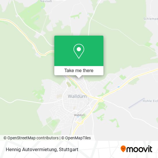 Hennig Autovermietung map