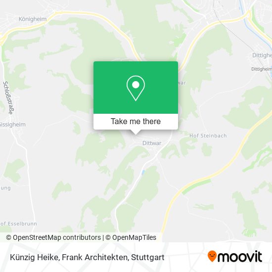 Künzig Heike, Frank Architekten map