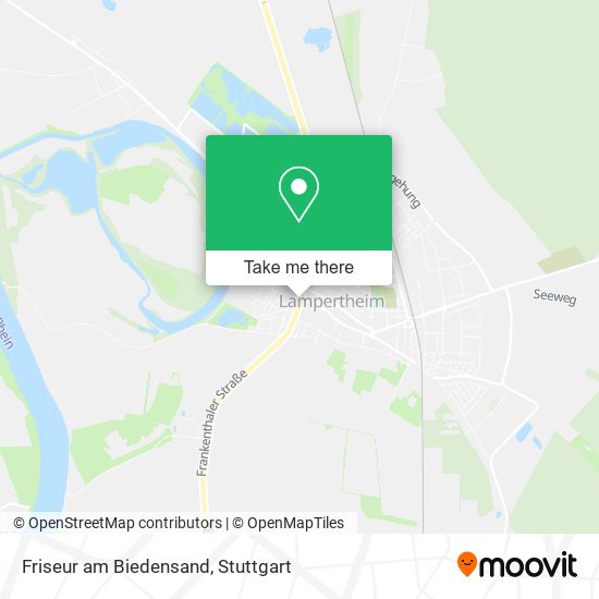 Friseur am Biedensand map