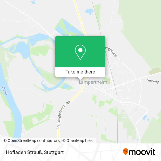 Карта Hofladen Strauß