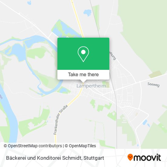 Bäckerei und Konditorei Schmidt map