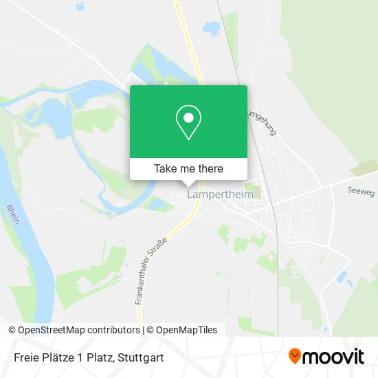 Freie Plätze 1 Platz map