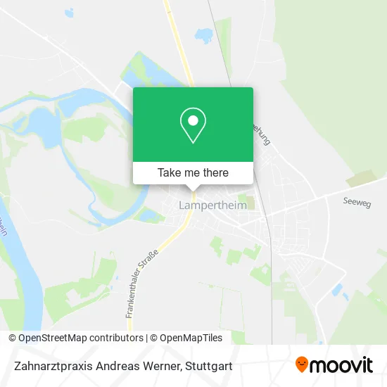 Карта Zahnarztpraxis Andreas Werner